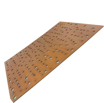 0.8-1.2mm A588 Corten LÄRM Stahlplatten-0.6m-3Ms AISI ASTM