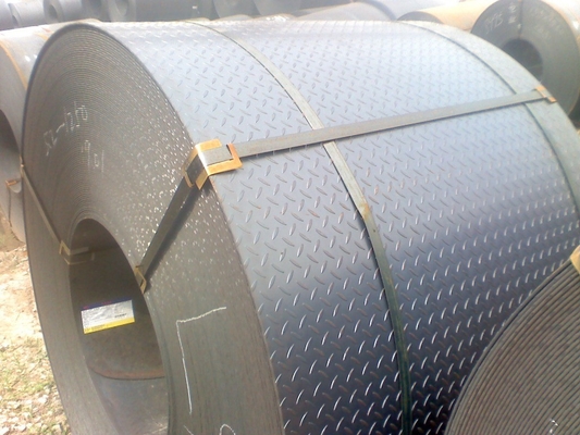 600mm-1500mm warm gewalzte karierte Blech-Spule JIS SS400